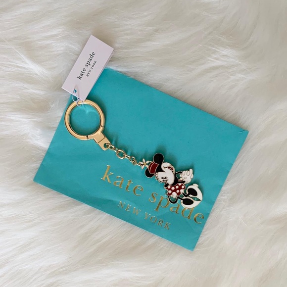 Kate spade Minnie Mouse jeweled key ring - Picture 4 of 4
